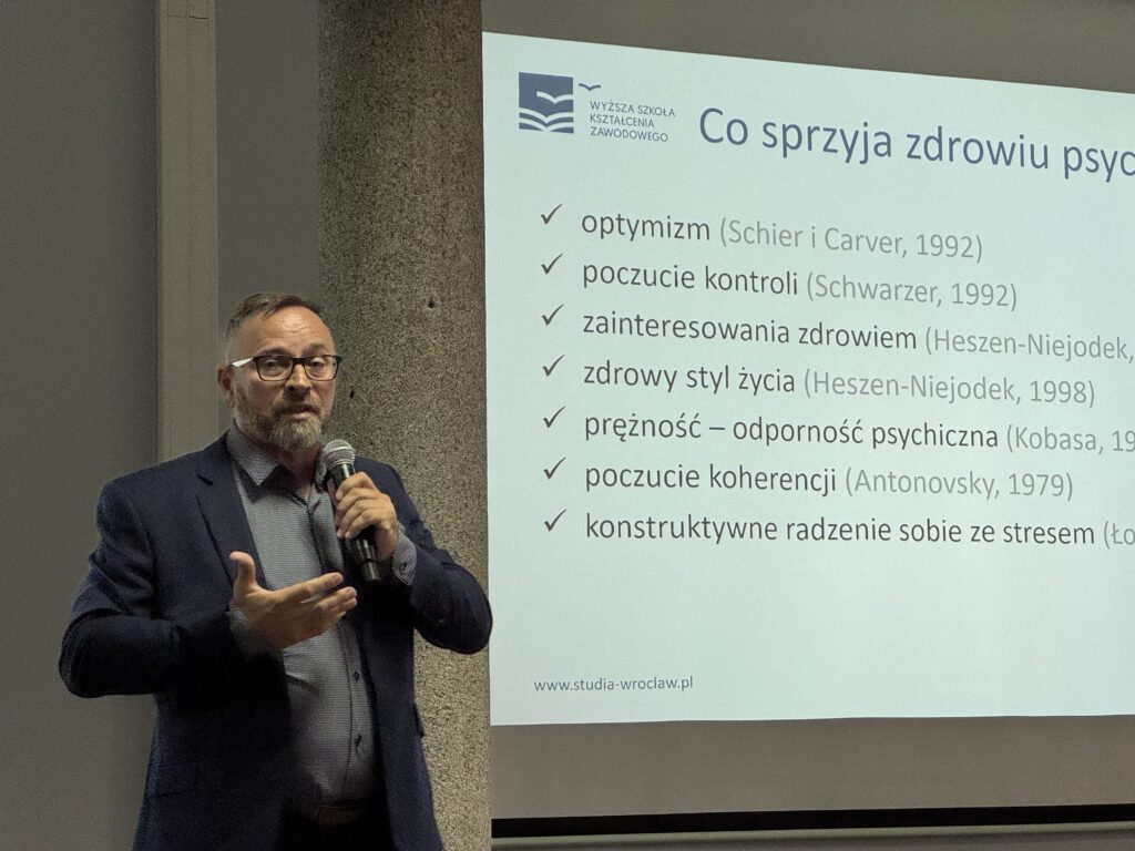 Wystąpienie przedstawicieli Instytutu Psychologii WSKZ na konferencji we Wrocławiu 3